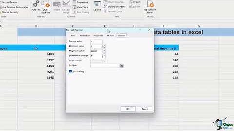 How to Add Spin Buttons in Excel: Add buttons to a spreadsheet