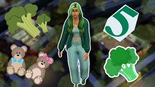 ITS BABY TIME!!!!! The Very Veggie Challenge | The Sims 4
