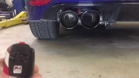 AWE Tuning Switchpath exhaust and wireless remote setup on MK7 Golf R