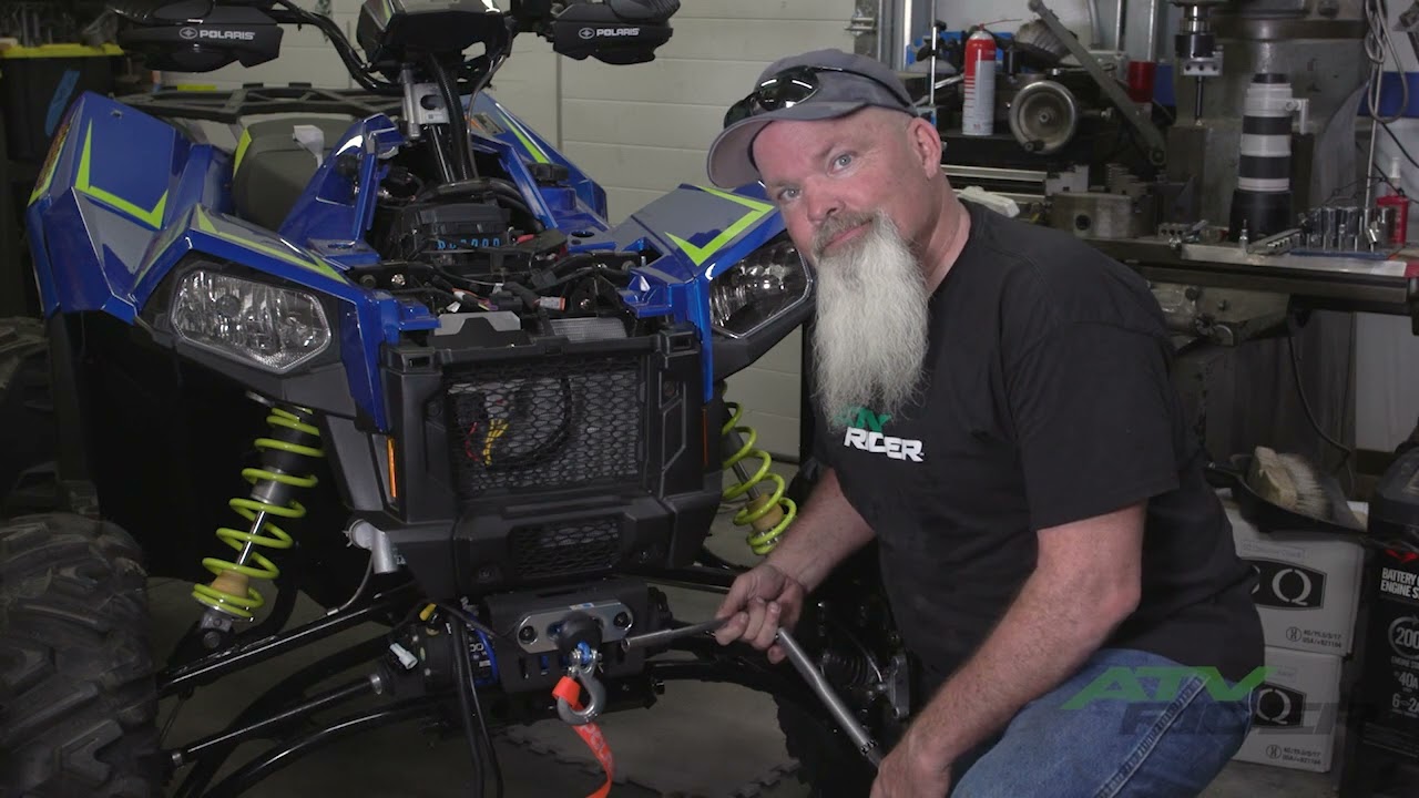Polaris Winch Install on the Scrambler XP 1000 S LE | ATV Rider