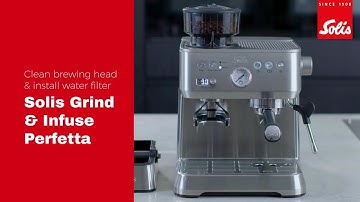 How to install the water filter & clean the brewing head