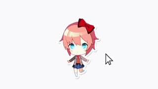 Doki Doki Character cursor – Custom Cursor