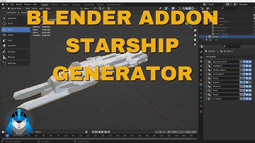 Starship Generator Blender addon review