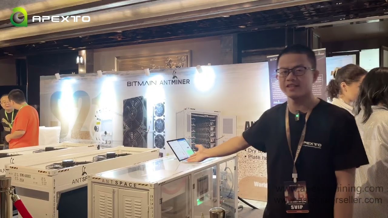 Bitmain Antminer S21 Hyd Bitcoin Miner - Apexto Mining