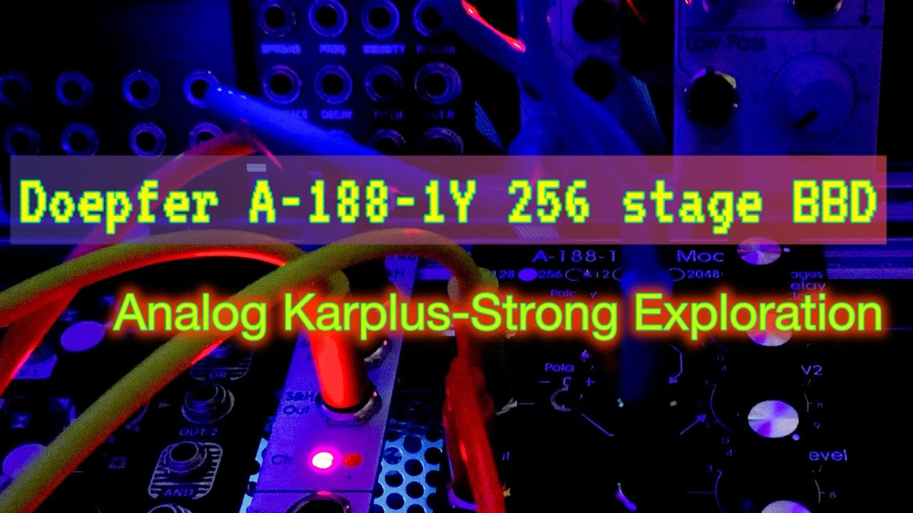 Doepfer A-188-1Y 256 Stage BBD Karplus Strong Patch 🎸- 11/5/25