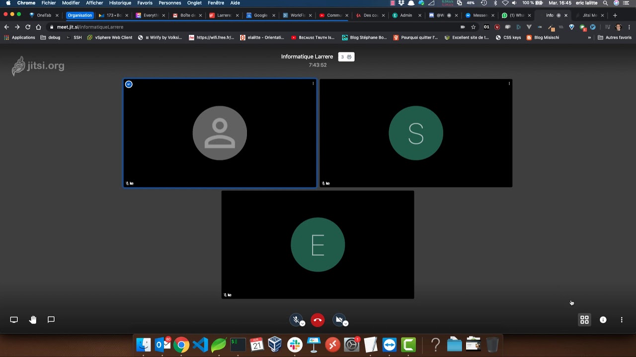 Utilisation de l'interface de Jitsi YouTube