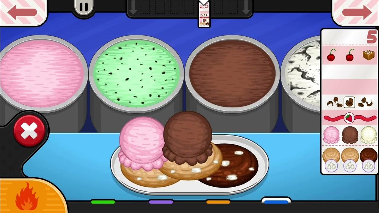 Papa’s Ice Cream place Day 3 and 4 YouTube