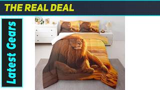 Feelyou 3D Lion Comforter: Wild King Bedding That Roars!