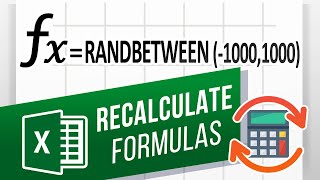 How to Refresh & Recalculate Formulas in Excel | Switch from Automatic to Manual Calculation Information