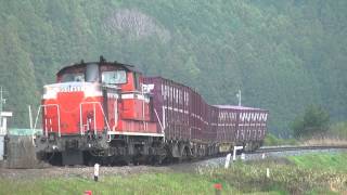 DD51 853牽引の紀勢貨物走行シーン