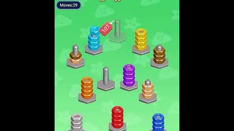 Nut Sort Puzzle Level 2071 - 2080 Walkthrough