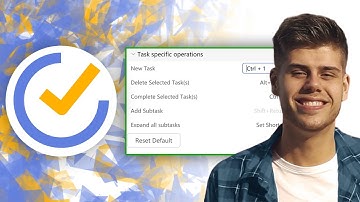 TickTick: How to set up custom Keyboard Shortcuts