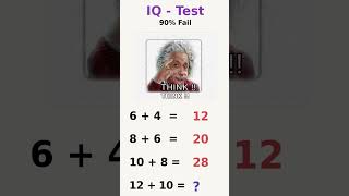 Information Only Genius Can Solve This! IQ Test Puzzle #shorts #iqtest #puzzle #maths Guide