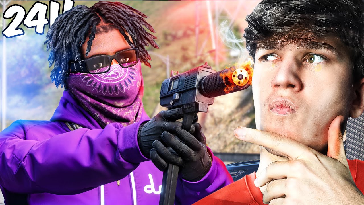 Zostałem BALLASEM na 24h w GTA V!💀