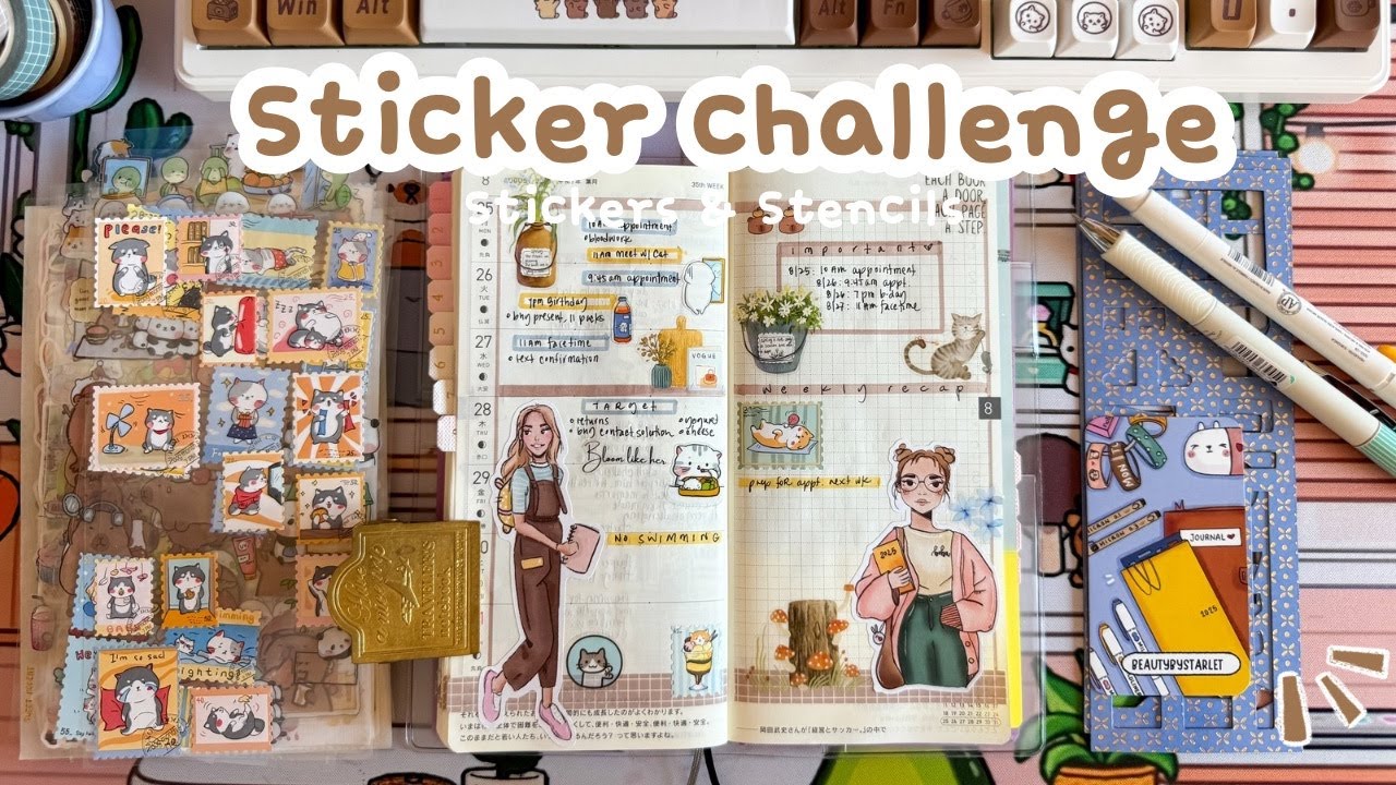 Hobonichi Weeks:  Sticker Challenge Part 5
