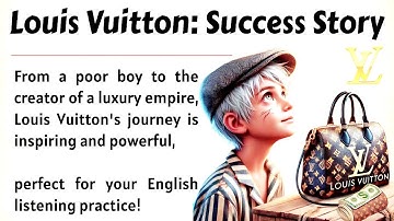 How a Homeless Boy Created Louis Vuitton || Learn English Through Story Level 3 🔥 || Graded Reader ✅