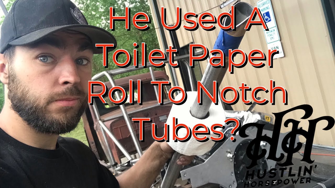 How To Notch Tubing Using A Toilet Paper Roll YouTube