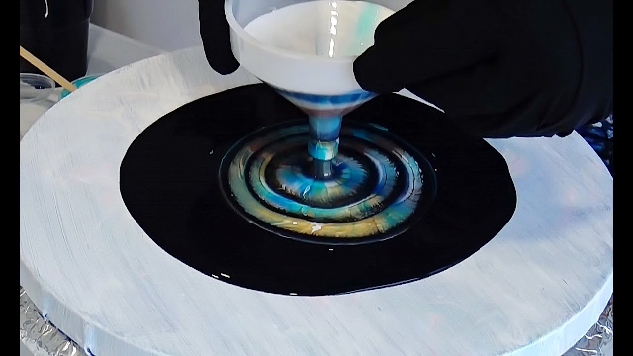 Creative Funnel Technique for Acrylic Pour Painting – Easy Fluid Art ...