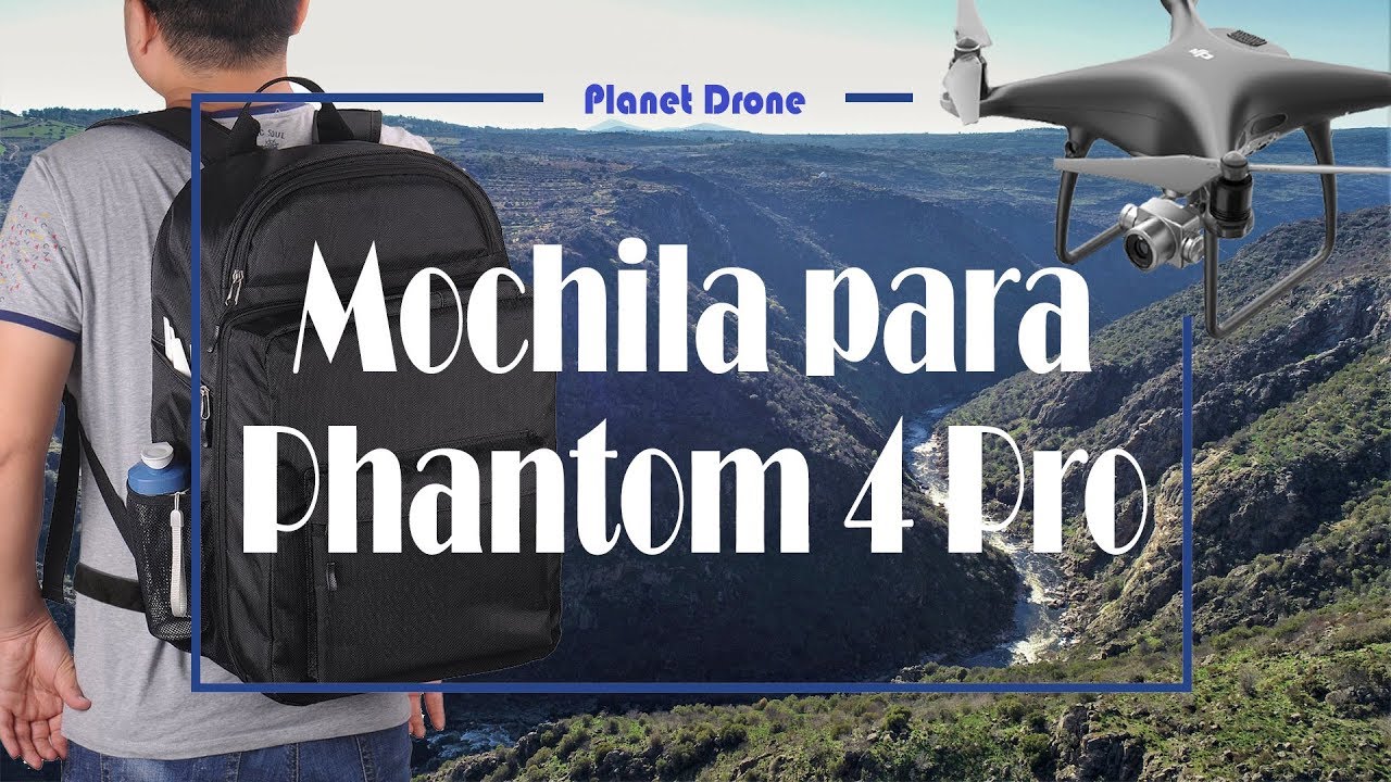 Smatree Mochila para DJI Phantom 4 / 4 Pro / Bolsa transporte drone - YouTube