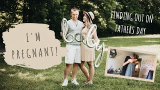 Finding out i'm pregnant on Father's Day + telling my Husband & parents! *EMOTIONAL*