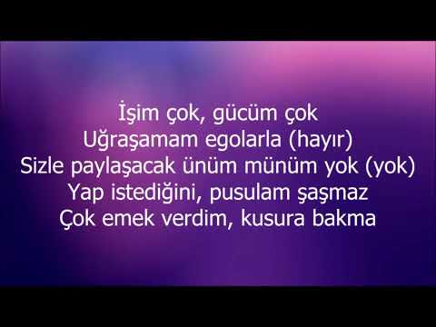 Ezhel kazıdık tırnaklarla lyrics/sözleri