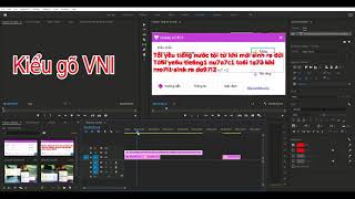 Cách Gõ Chữ Việt Chính Xác Làm Video Youtube  How To Type Vietnamese Character on Premiere Pro
