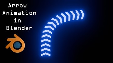 How to Create Arrow Animation Along Curve | Blender Tutorial