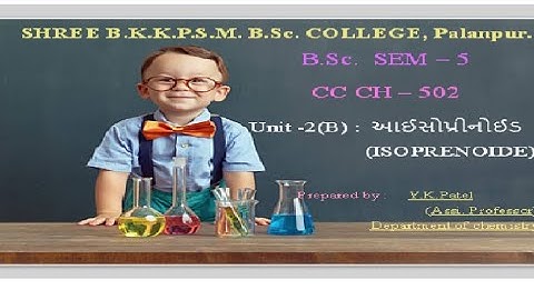 B. Sc Sem 5, CC CH 502, Lecture 11,By Y. K. Patel