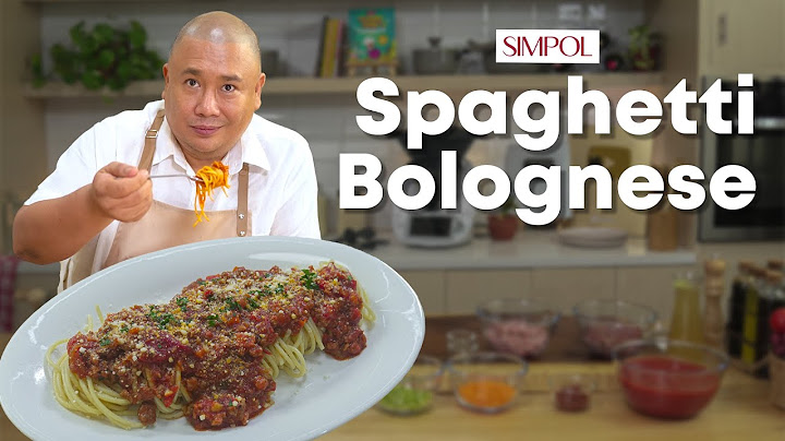 Meatsauce for Spaghetti and more.  Bolognese Recipe| Chef Tatung