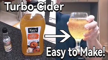 Turbo Cider - Coconut & Apple Easy to Make (No Equipment Required)