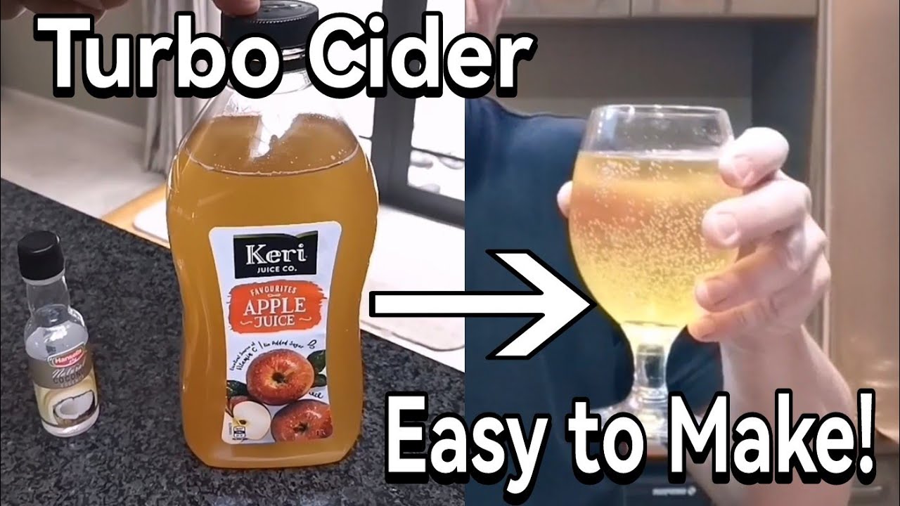 Turbo Cider - Coconut & Apple Easy to Make (No Equipment Required)
