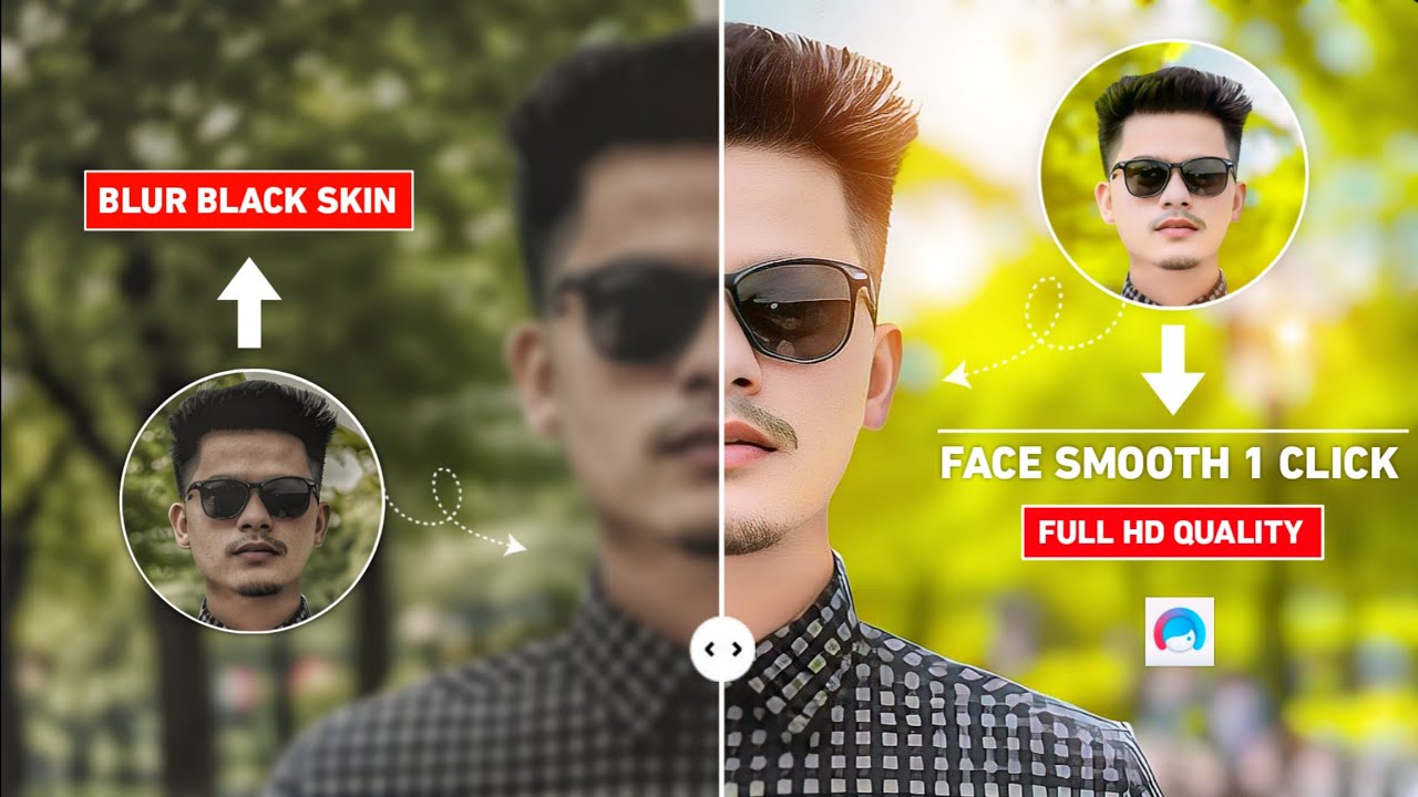 One click में face को hd और smooth कैसे करें | Face smooth in one click | Photo ko hd kaise banaye