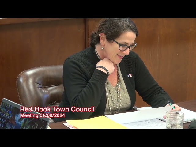 Red Hook Town Council Meeting 01/09/2024