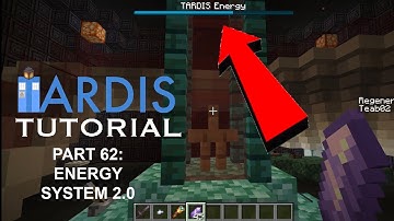 Minecraft 1.19 TARDIS Tutorial Part 62: New Energy System