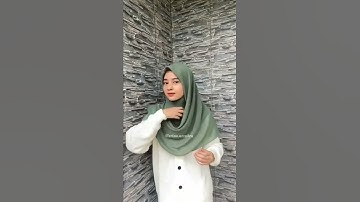 Tutorial Daily Hijab Segiempat #shorts