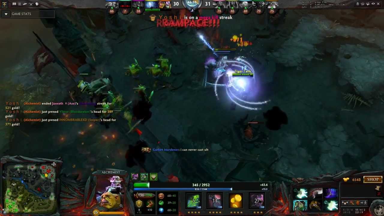 Alchemist with max attack speed.