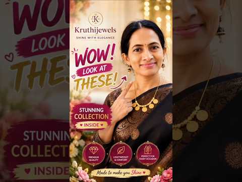“చివరివరకు చూడండి 😍 Kruthijews  కలెక్షన్ రివీల్ 💚” #kruthijewels #shorts #ytshorts 7075551297
