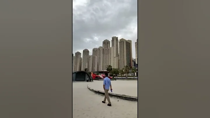 Dubai Palm Jumeirah beach#jbr #atlantis #burjalarab #beach #dubai