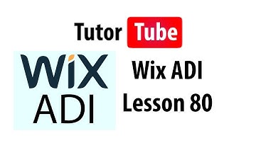 Wix ADI Tutorial - Lesson 80 - Chat App
