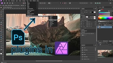 How to use Photoshop plugins with Affinity Photo 2