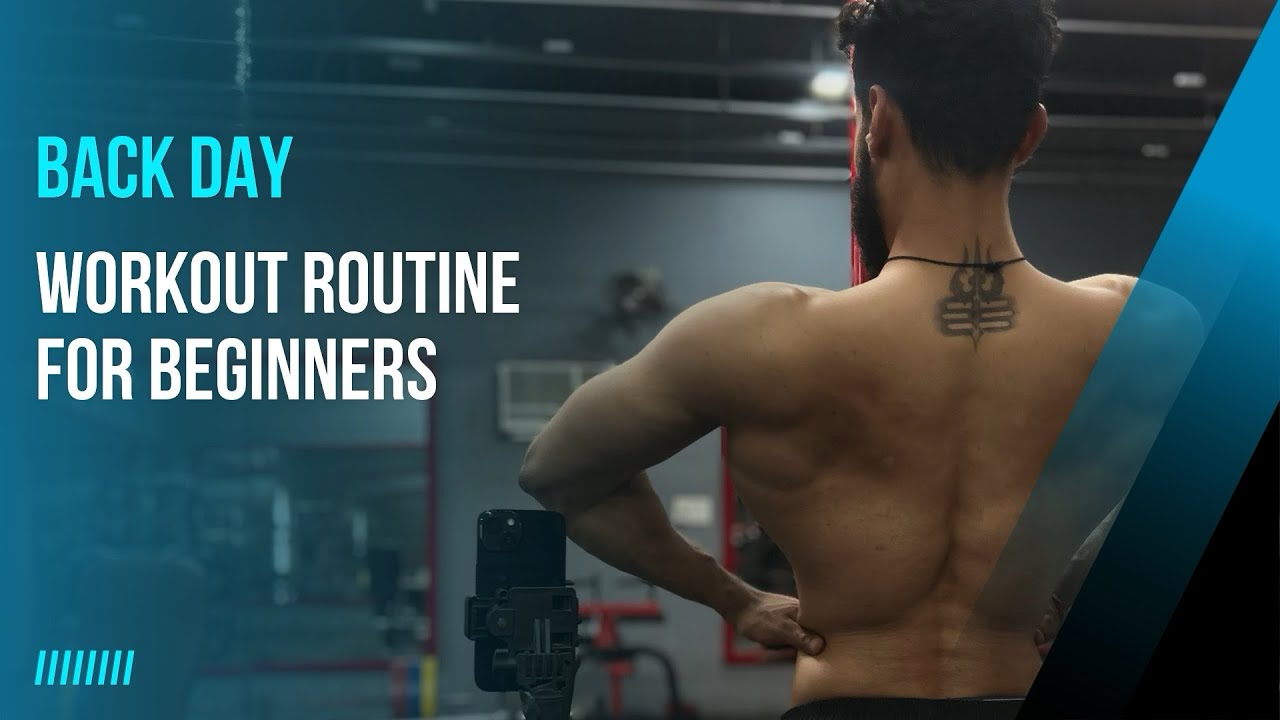 Back day workout for beginners #workoutseries #workoutvideo - YouTube