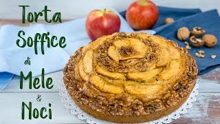 APPLES AND WALNUTS SOFT CAKE Easy Recipe