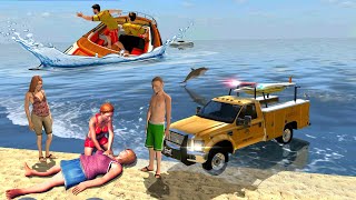 Coast Guard Beach Rescue Team 🌅🚑⛱ New Updated - Play Simulator Games | GamePlay Android & iOS screenshot 3