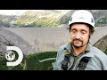 Will richard overcome his fear of heights by abseiling down this dam wall  richard hammonds big