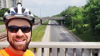 Allen Rd Expressway #ActiveTO (Toronto) - Narrated Bike Ride
This video shows my Saturday June 5th, 2021 cycling tour of the Allan Rd Expressway and Marlee Ave in the former borough of York. The video begins just north of the Eglinton Ave on-ramp to Allan Rd and ends on Marlee Ave just south of Roselawn at the York Beltline Trail. For one day only, the northbound lane of the Allan Rd was closed to motor vehicles from Eglinton to Lawrence. This closure was part of the Torontos #ActiveTO pandemic response program, but also marks the 50th anniversary of the decision to stop the Spadina Expressway.
Other #ActiveTO Rides:
Lake Shore Blvd W: https://youtu.be/B7GR03sBjik
Lake Shore Blvd E: https://youtu.be/nFHYDeBJqfo
Bayview Ave: https://youtu.be/VJX0MkyE0Tk
Kay Gardiner Beltline Trail: https://youtu.be/nNh24j3mMcQ
Linear Limo Recumbent: https://youtu.be/r9tRAEzPuQs
The bike I was riding is a non-folding Linear Limo Recumbent Bike. More info about this bike in the link above. I filmed this using my GoPro HERO 9 Black action camera mounted to the main frame tube of the bike at the front with a custom 3D printed plastic bracket. I recorded the audio with a Panasonic voice recorder and earpiece microphone.
Strava link for the ride: https://www.strava.com/activities/5419115454
I hope you enjoyed this video. Please COMMENT and subscribe!
Thanks for watching. Allen Rd Expressway #ActiveTO (Toronto) - Narrated Bike Ride