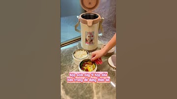 Hộp cơm giữ nhiệt lâu 8-10 tiếng, mang cơm đi học đi làm ngon miệng.