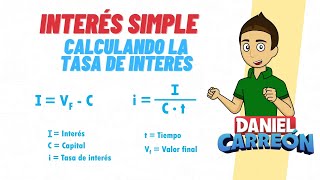 INTERÉS SIMPLE (Calculando la tasa de interés) Super facil - Para principiantes