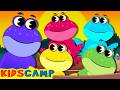 5 Little Speckled Frogs + More Nursery Rhymes For Babies By KidsCamp