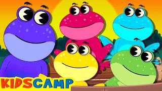 5 little speckled frogs more nursery rhymes babies kidscamp