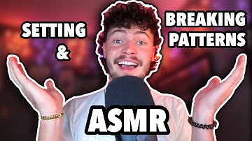 ASMR Unpredictable Tapping for Tingles! (setting & breaking the pattern, mouth sounds, etc.)